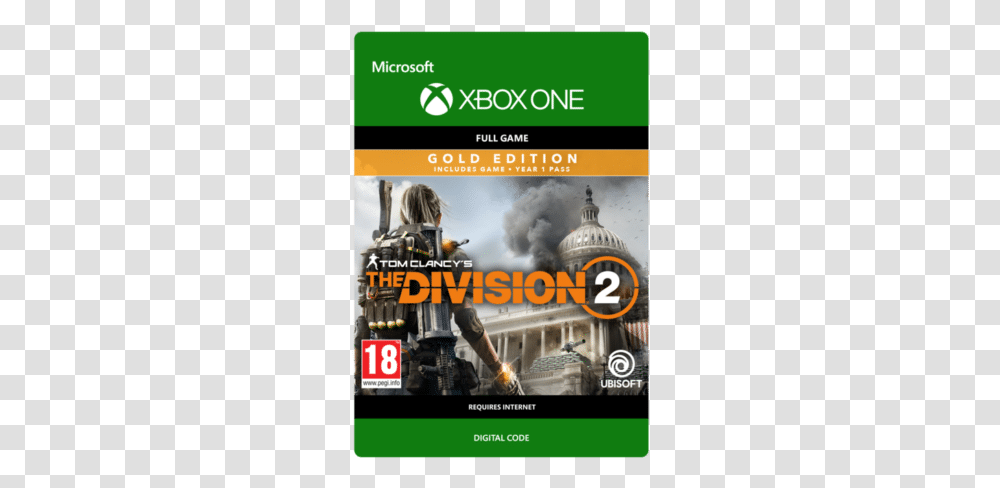 Division 2 Gold Edition Xbox One, Poster, Advertisement, Person, Flyer Transparent Png