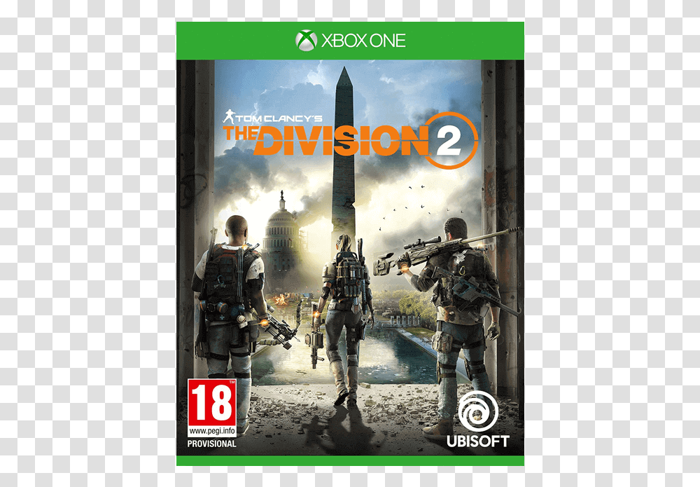Division 2 Xbox One, Person, Poster, Gun, People Transparent Png