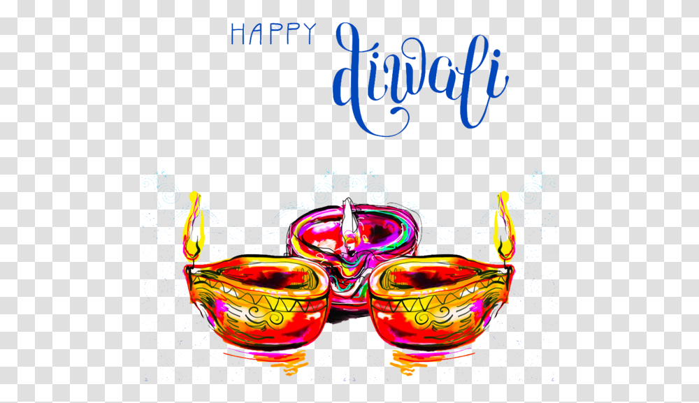 Diwali Festival Cartoon Cup Tableware For, Light, Neon, Goggles, Accessories Transparent Png