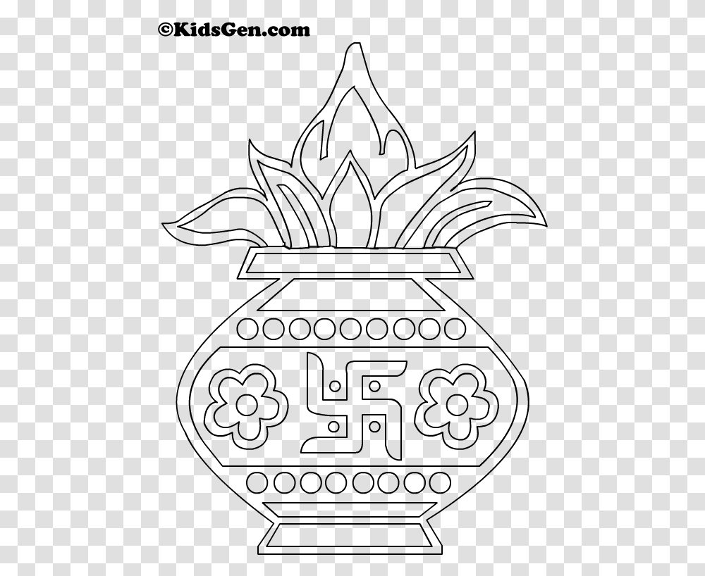 Diwali Images To Color Graphic Shadi Clip Art Free Download, Gray, World Of Warcraft Transparent Png