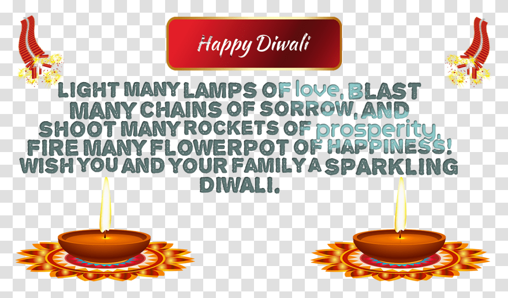 Diwali Messages Image Candle, Meal, Food, Label Transparent Png