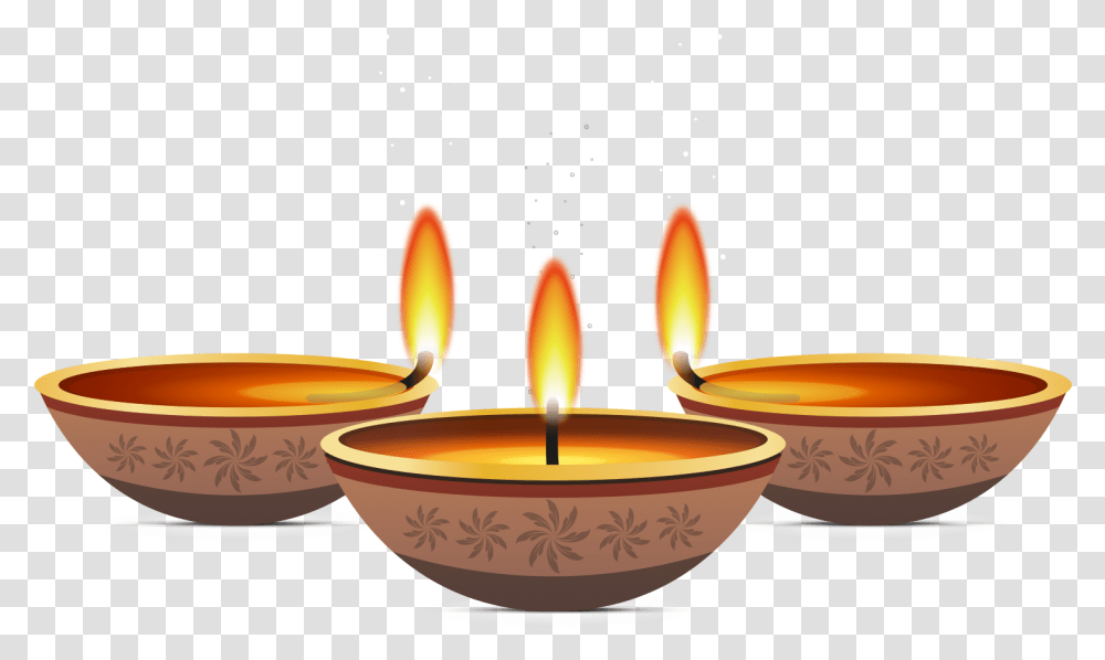 Diwali Oil Lamp Lighting Deepam, Fire, Candle, Flame Transparent Png