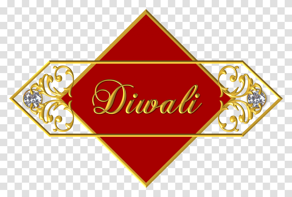 Diwali Ornament Banner Free Picture Happy Diwali 2018, Logo, Trademark, Sign Transparent Png