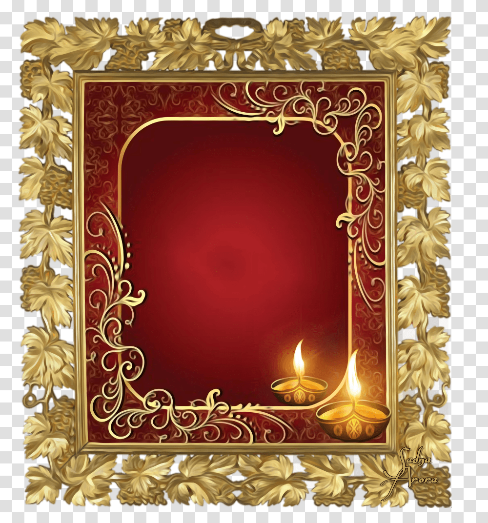 Diwali Wallpapers By Sadna2018 Festivals Happydiwali Gold Photo Frame, Painting, Altar, Church Transparent Png