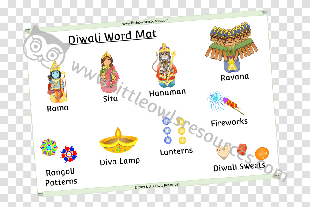 Diwali Word Mat Cover, Label, Person Transparent Png