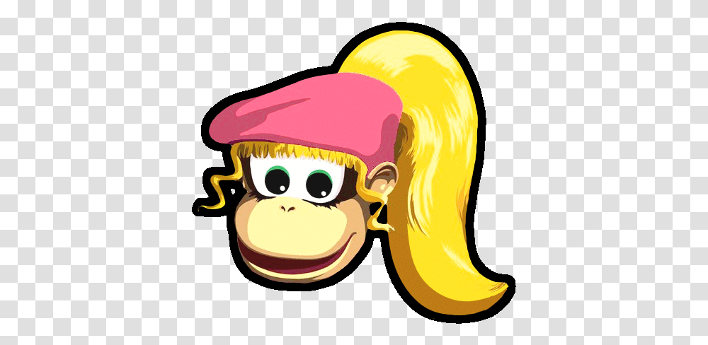 Dixie Kong Donkey Gif Dixiekong Dixie Donkeykong Discover & Share Gifs Happy, Label, Art, Food, Graphics Transparent Png