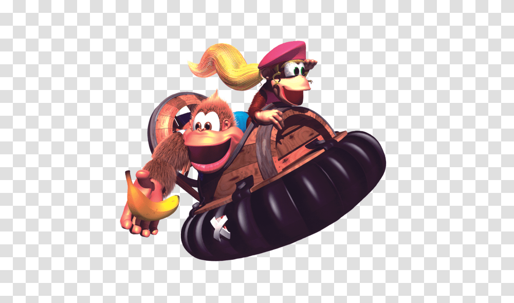Dixie Kong Donkey Kong Country 3 Dixie Kong's Double Trouble Gba, Toy, Watercraft, Vehicle, Transportation Transparent Png