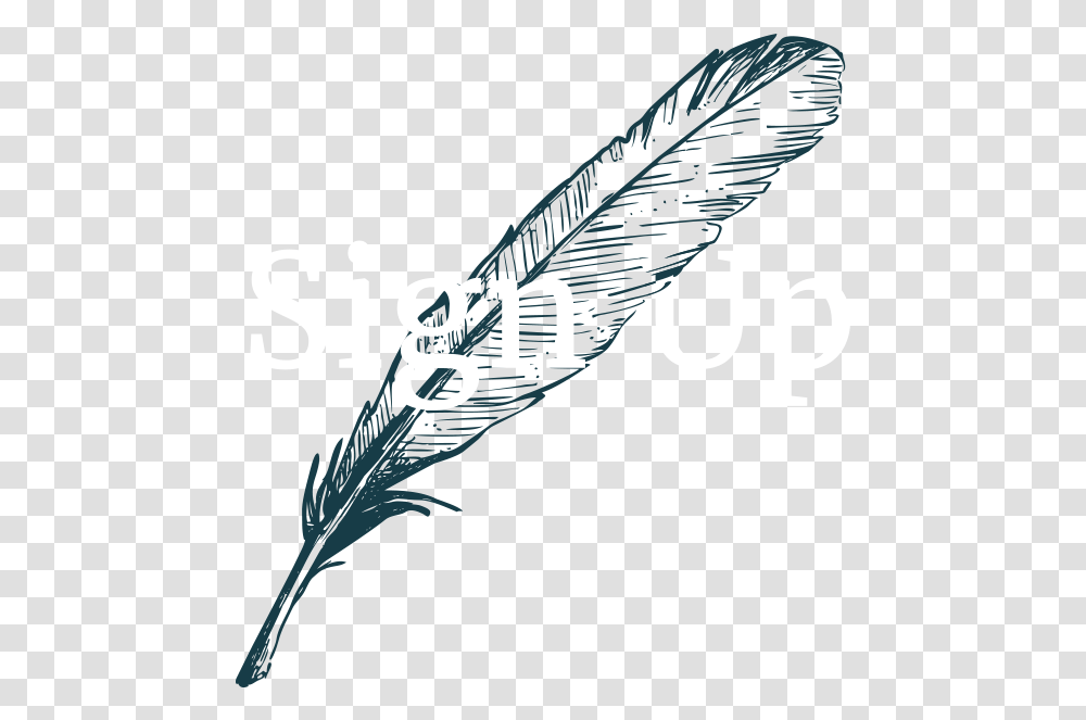 Dixon Rye Sign Up Feather Line Art, Logo, Alphabet Transparent Png