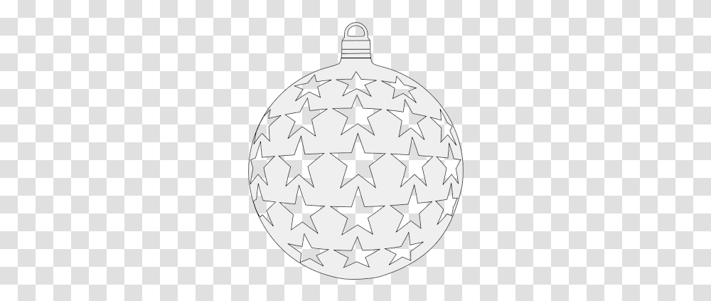 Diy Christmas Ornament Patterns Templates Stencils Christmas Ornament Printable Template, Rug, Outdoors, Lighting, Silhouette Transparent Png