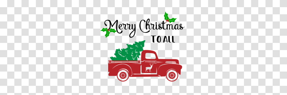 Diy Christmas Wood Burlap Sign Silhouette, Truck, Vehicle, Transportation, Fire Truck Transparent Png