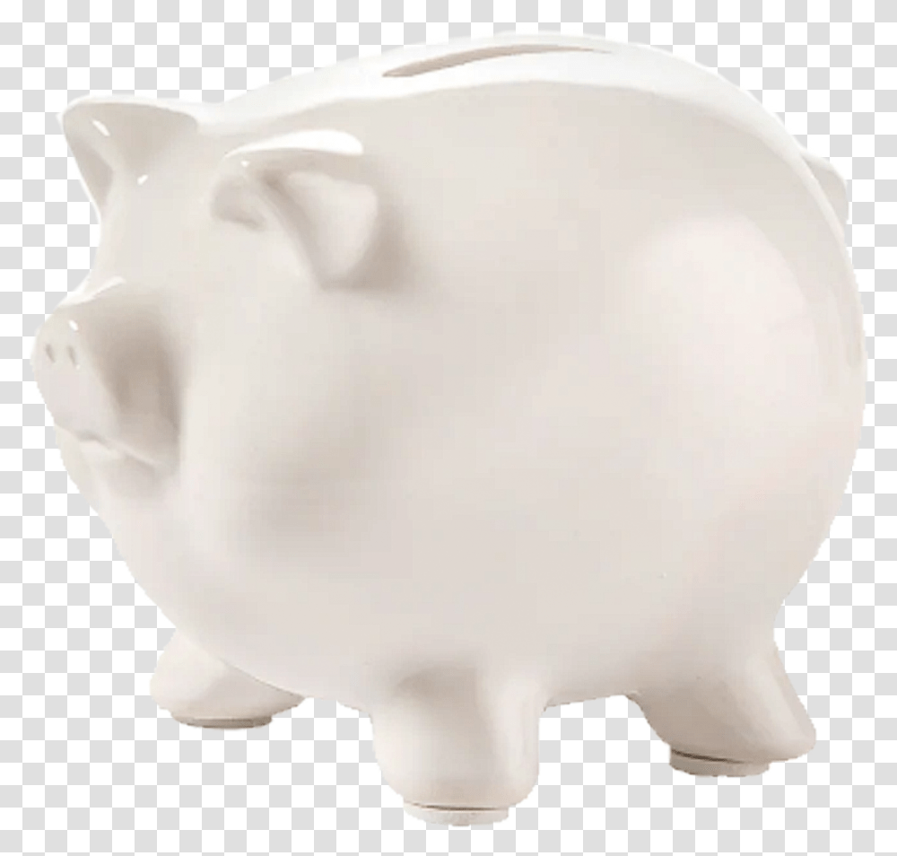 Diy Decorate A Piggy Bank Kit White Piggy Bank, Helmet, Clothing, Apparel Transparent Png
