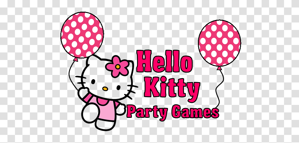 Diy Hello Kitty Party Games, Texture, Label, Polka Dot, Sticker Transparent Png
