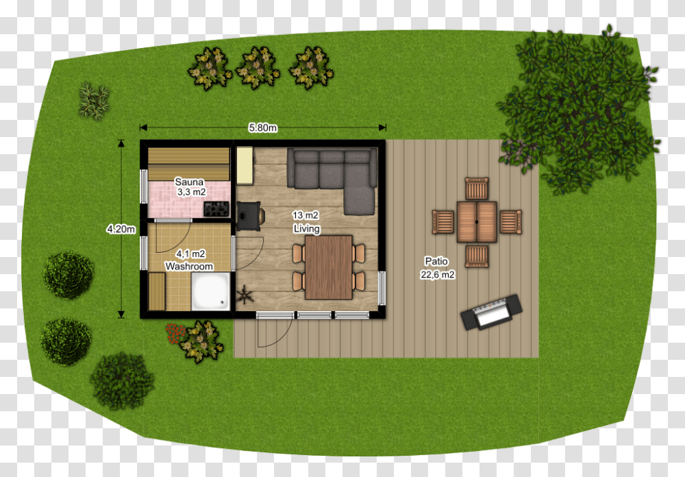Diy House Plans Outdoor Sauna Downloadable Building Floor Plan, Green, Diagram, Grass, Plant Transparent Png