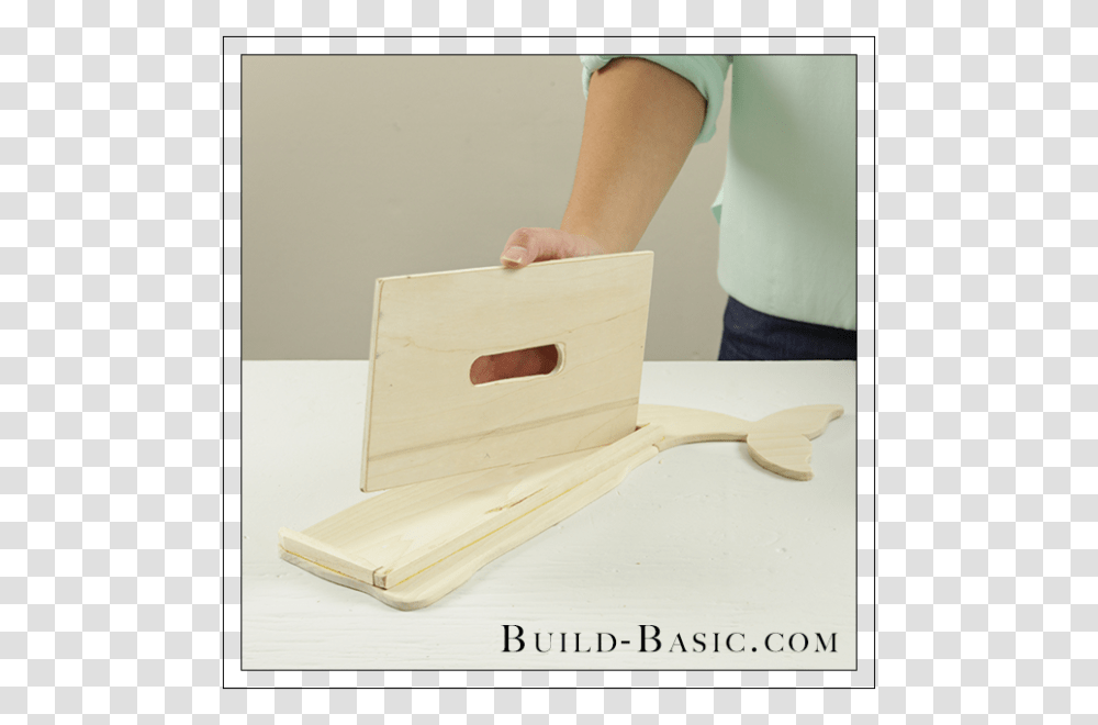 Diy Tissue Box Cover By Build Basic, Plywood, Person, Human, Cutlery Transparent Png