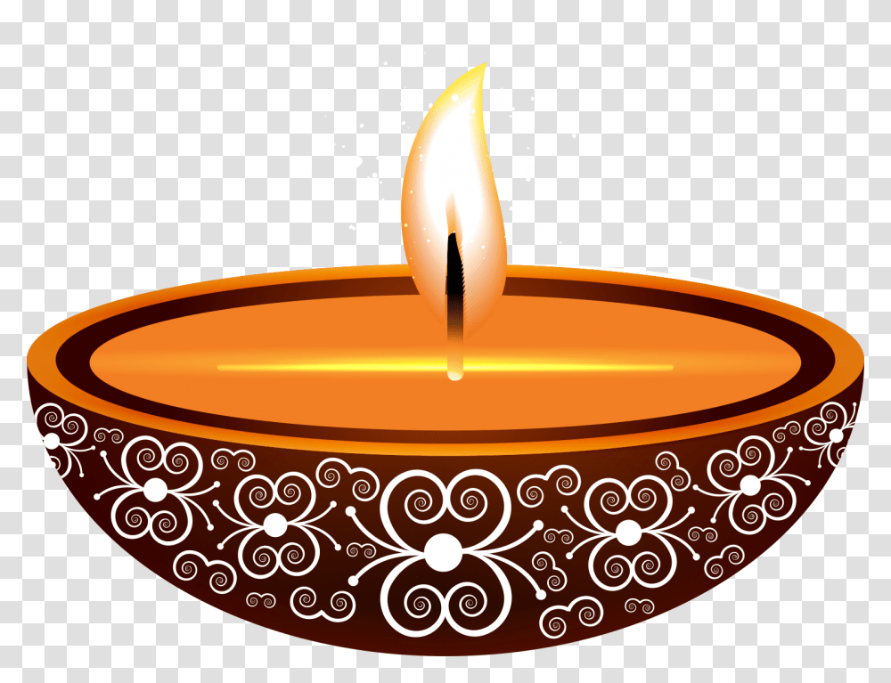 Diya Cli Diwali Oil Lamp, Candle Transparent Png