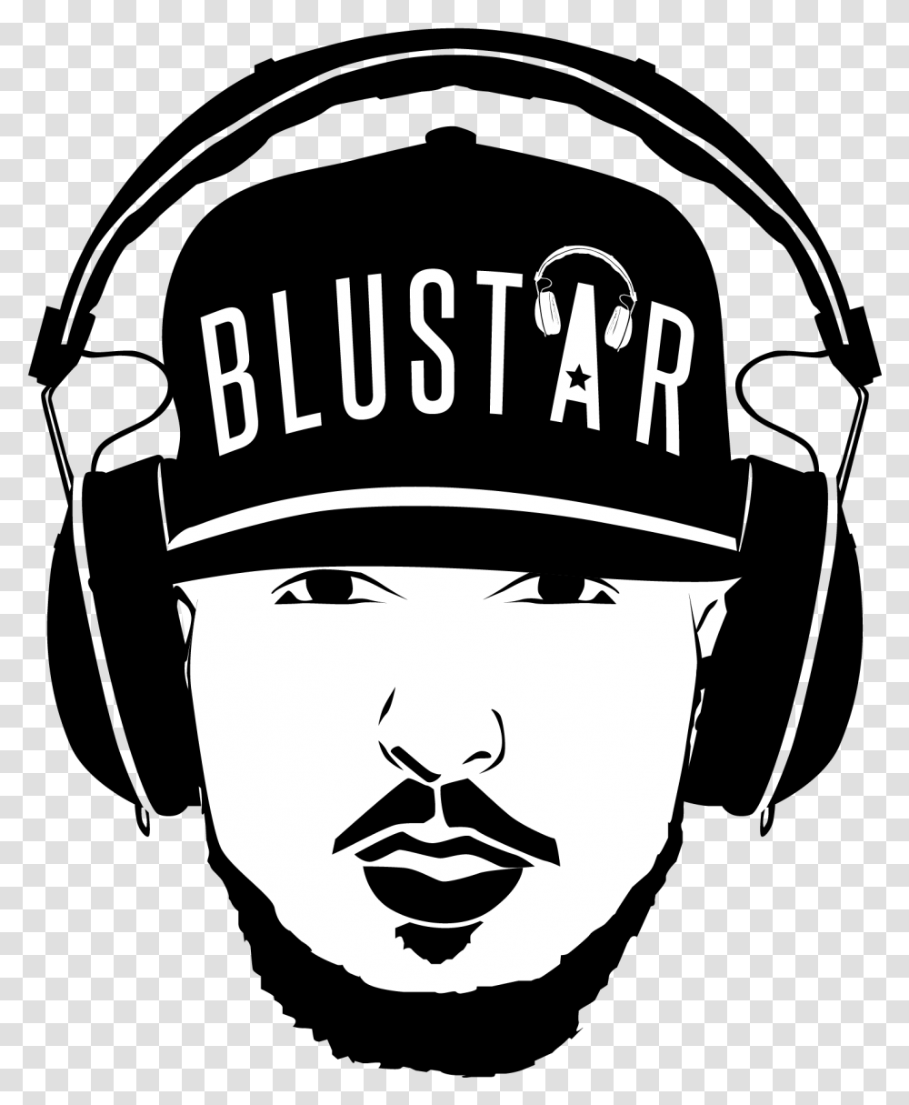 Dj Blustar, Stencil, Face, Person, Human Transparent Png