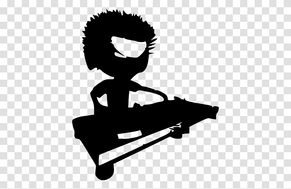 Dj Clip Art, Stencil, Silhouette, Person, Human Transparent Png