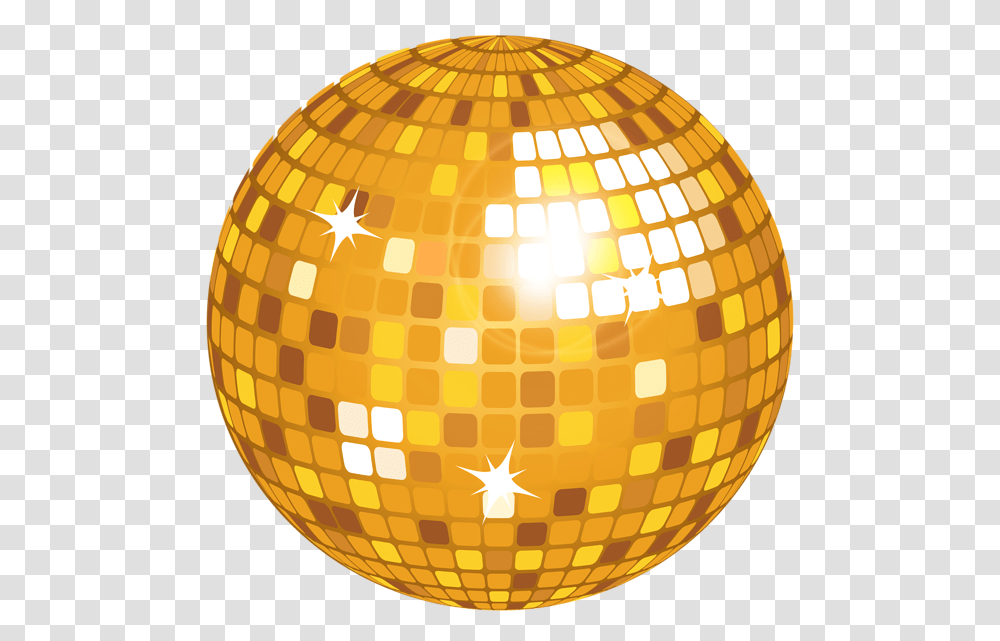 Dj Clipart Disco Ball Light Vector Gold Disco Ball, Sphere, Lamp, Paper Transparent Png
