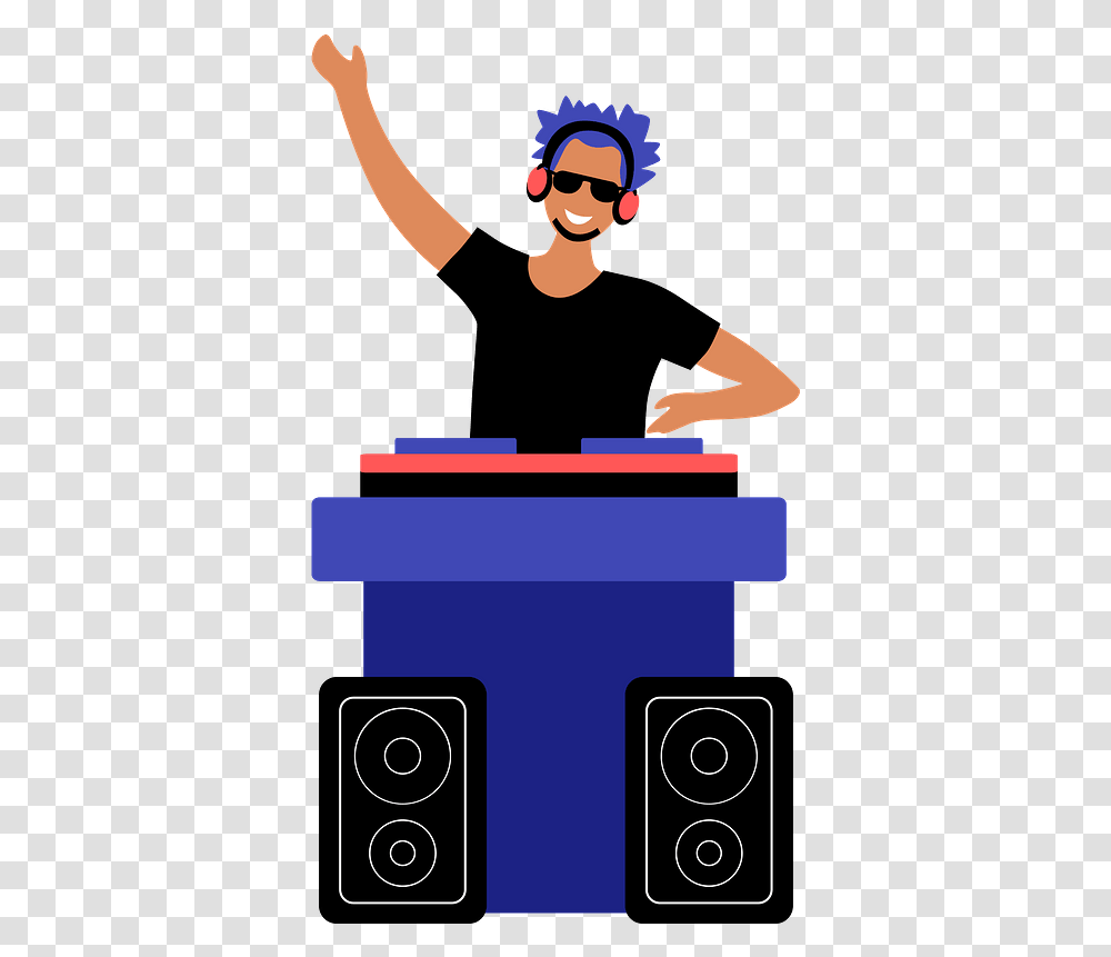 Dj Clipart Output Device, Audience, Crowd, Person, Sunglasses Transparent Png