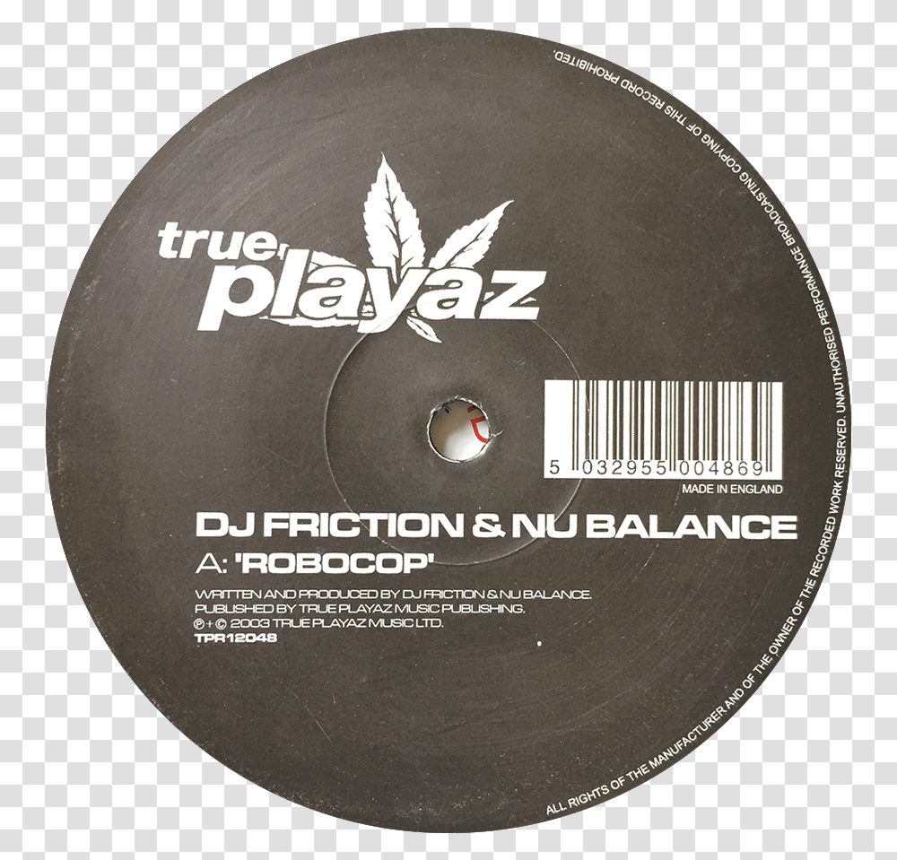 Dj Friction Nu Balance Robocop Home Cd, Disk, Dvd Transparent Png