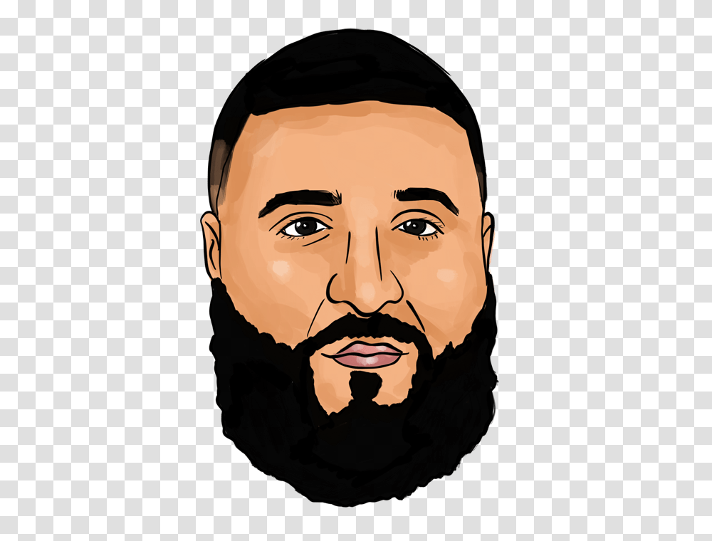 Dj Khaled Face For Free Download On Ya Webdesign, Head, Person, Human, Beard Transparent Png