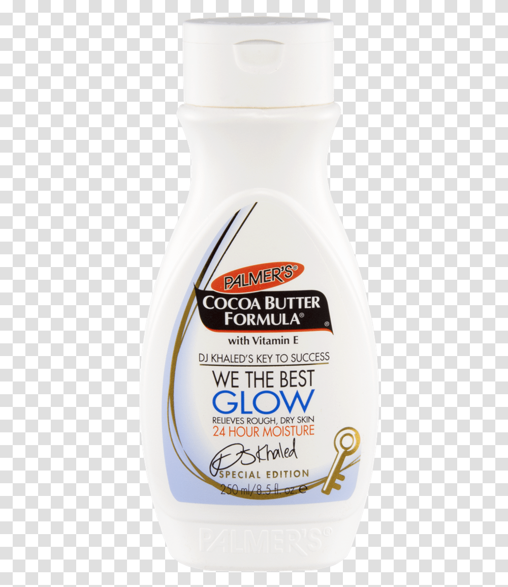 Dj Khaled X Palmer S We The Best Glow Cocoa Butter Palmers Cocoa Butter, Bottle, Milk, Beverage, Drink Transparent Png