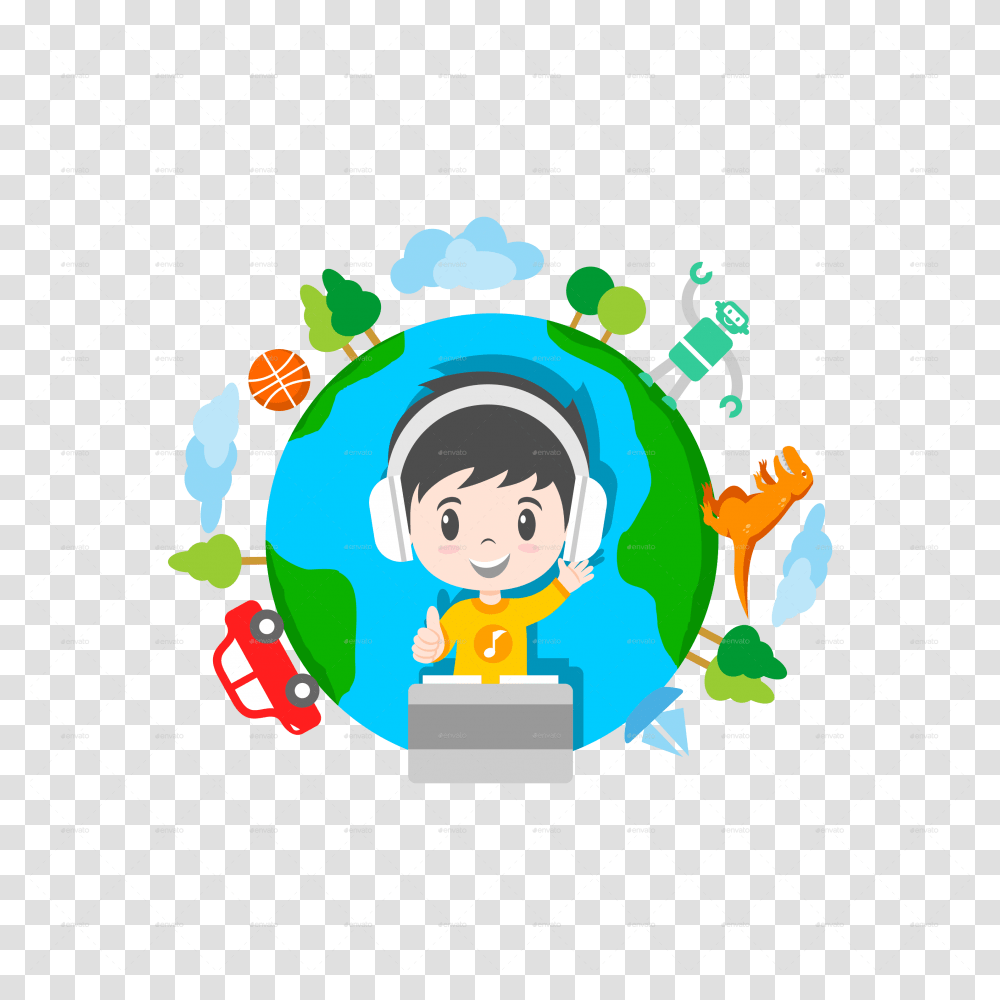 Dj Kid Happy, Graphics, Art, Drawing, Face Transparent Png