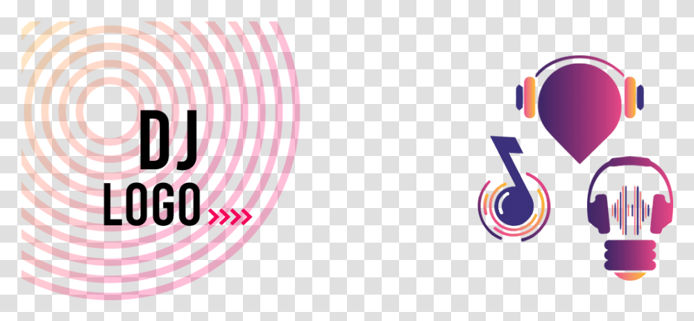 Dj Logo Dot, Spiral, Rug, Coil, Zebra Transparent Png