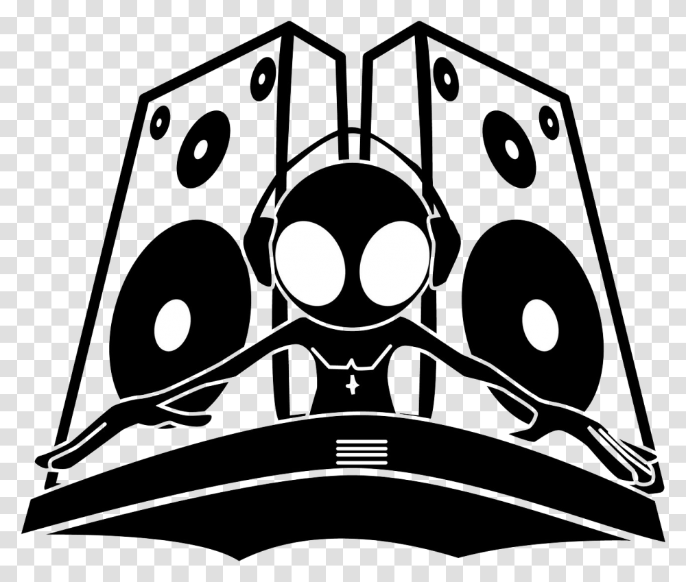 Dj Logo Download, Stencil Transparent Png