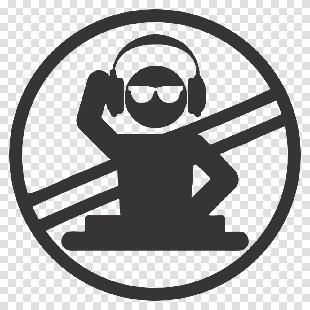 Dj Logo, Goggles, Accessories, Accessory, Stencil Transparent Png