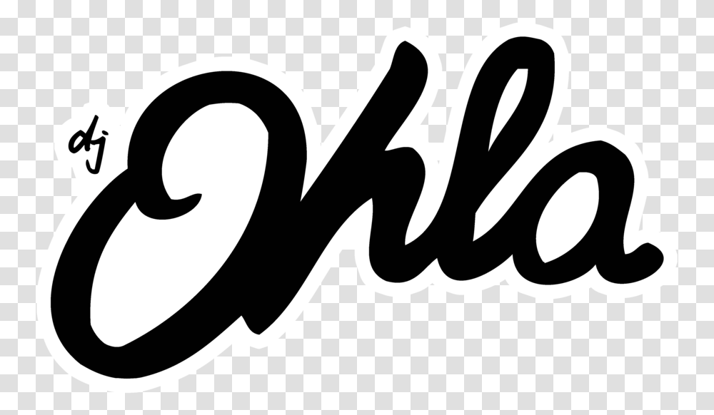 Dj Ohla, Text, Calligraphy, Handwriting, Label Transparent Png