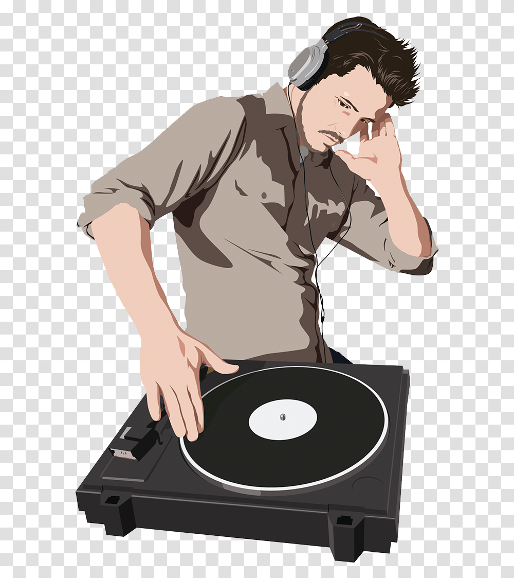 Dj, Person, Human, Electronics, Arm Transparent Png