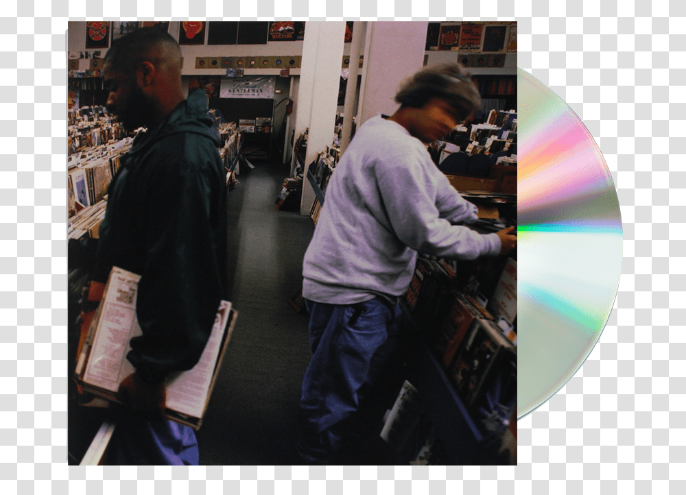 Dj Shadow Endtroducing, Person, Human, Disk, Dvd Transparent Png