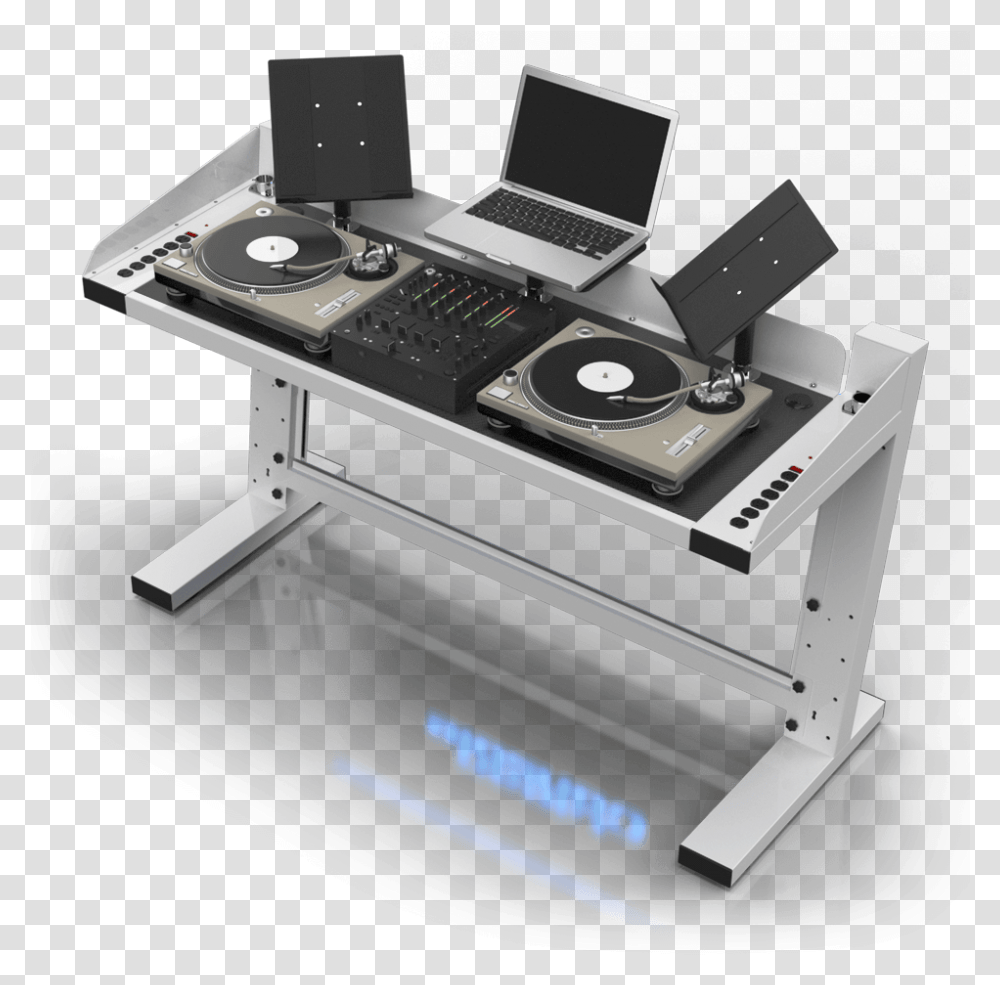 Dj Table Dj Booth Dimension, LCD Screen, Monitor, Electronics, Computer Keyboard Transparent Png