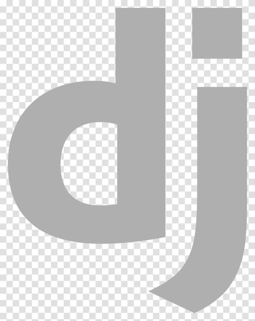 Django Logo Black And White Vertical, Number, Symbol, Text, Alphabet Transparent Png