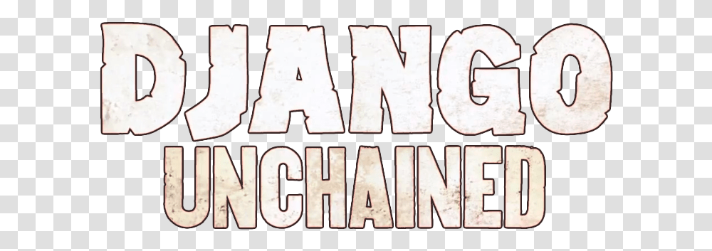 Django Unchained Django Unchained Logo, Word, Alphabet, Text, Quake Transparent Png