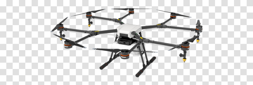 Dji Agras Mg 1s, Helicopter, Aircraft, Vehicle, Transportation Transparent Png