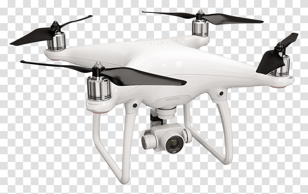 Dji Phantom With Built In Nut Propellers Drone, Sink Faucet, Helicopter, Aircraft, Vehicle Transparent Png
