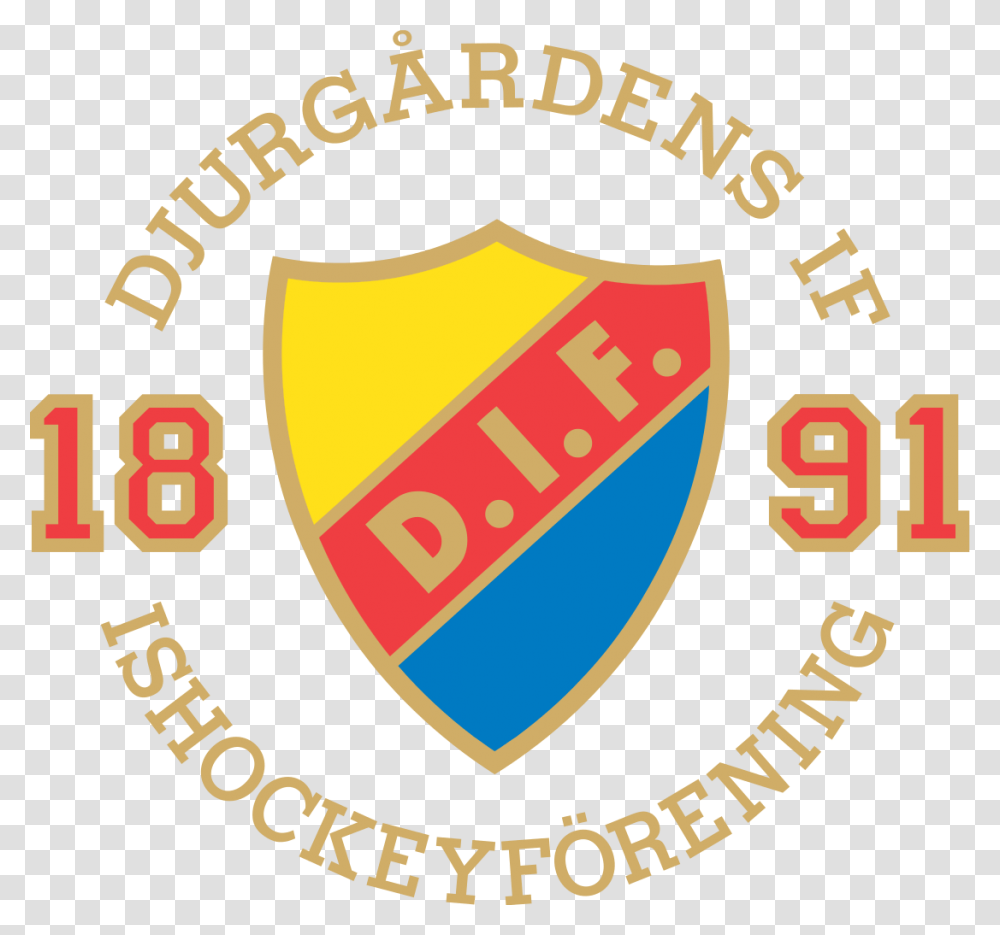 Djurgrdens If Hockey, Logo, Badge, Word Transparent Png
