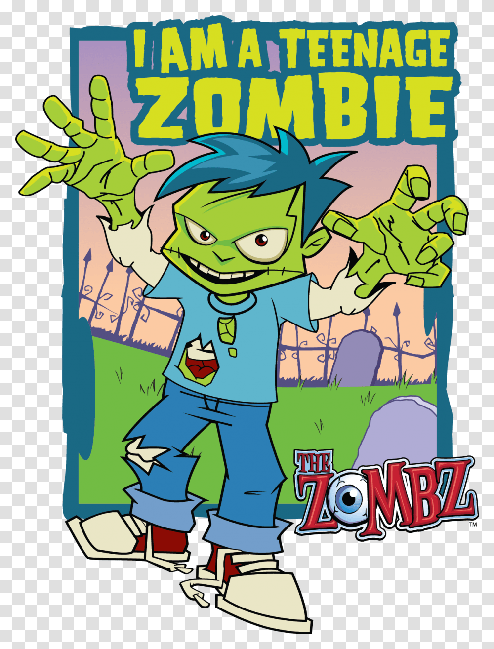 Dk Of The Zombz Zombie Cartoon Horde Zombie Apocalypse Zombie, Poster, Advertisement, Comics, Book Transparent Png