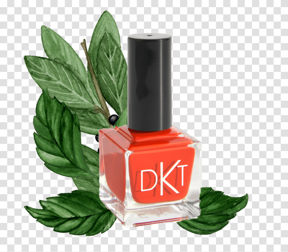 Dkt Polish Nail Polish, Cosmetics, Leaf, Plant, Bottle Transparent Png