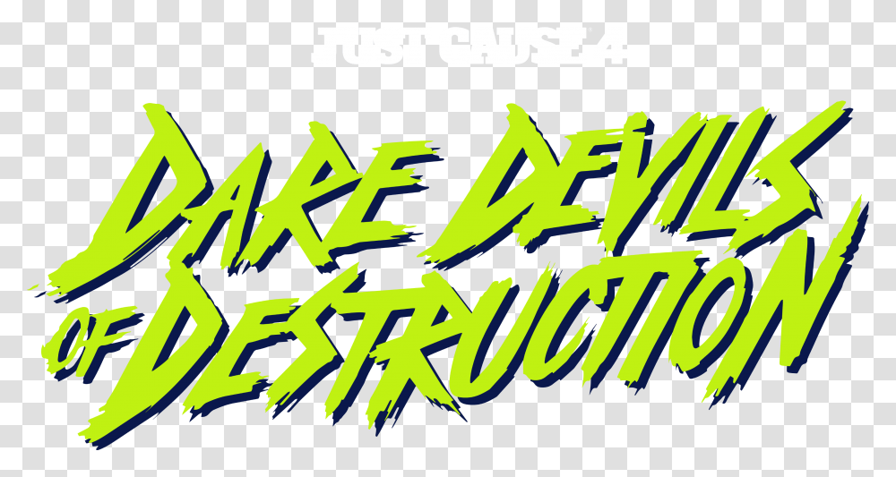 Dlc Dare Devils Of Destruction Announced For Just Cause Just Cause Daredevils Of Destruction Logo, Label, Alphabet, Word Transparent Png