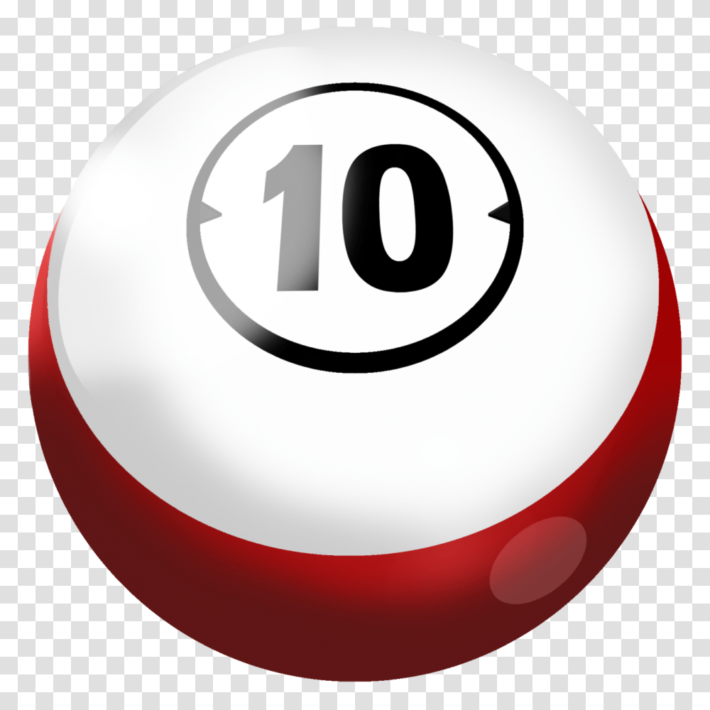 Dlnorton Ten Ball Clipart, Number, Sphere Transparent Png