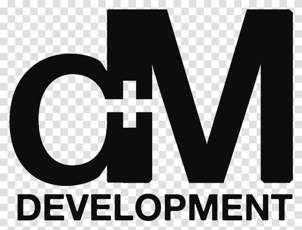 Dm Development Logo Black Square Cross, Alphabet, Word Transparent Png