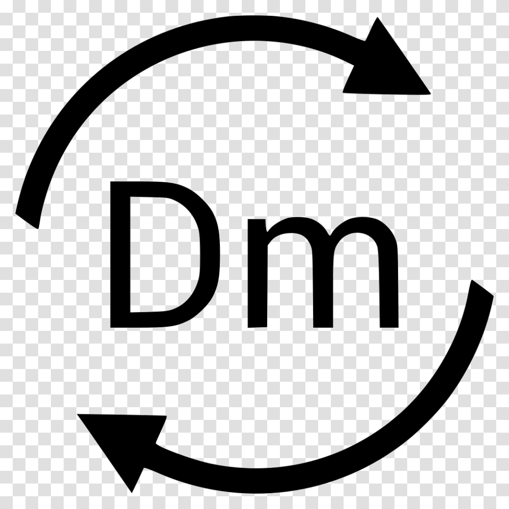 Dm Germany Value Icon Free Download, Recycling Symbol, Stencil Transparent Png