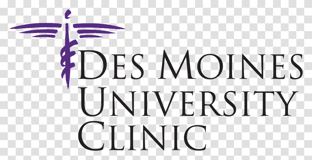 Dmu Clinic Logo Stacked Des Moines University, Word, Alphabet, Letter Transparent Png