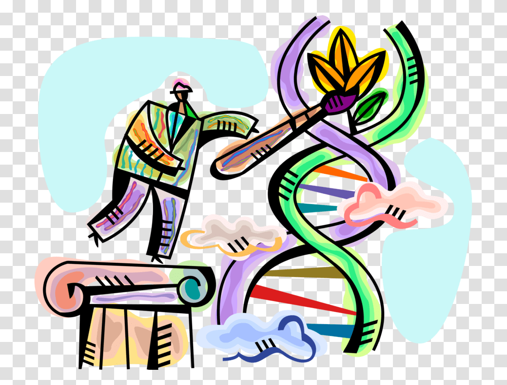 Dna Clipart Biotech Genetic Engineering Clipart Transparent Png