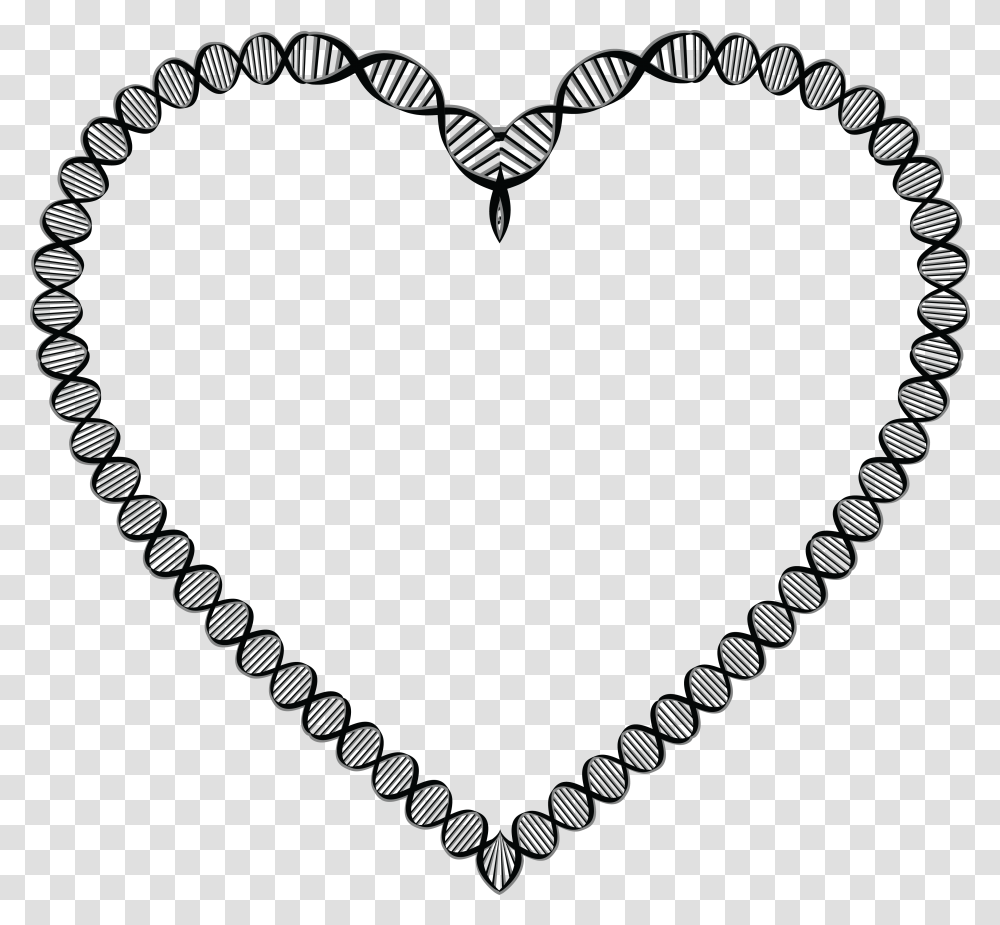 Dna Clipart Dna Double Helix Heart, Necklace, Jewelry, Accessories, Accessory Transparent Png