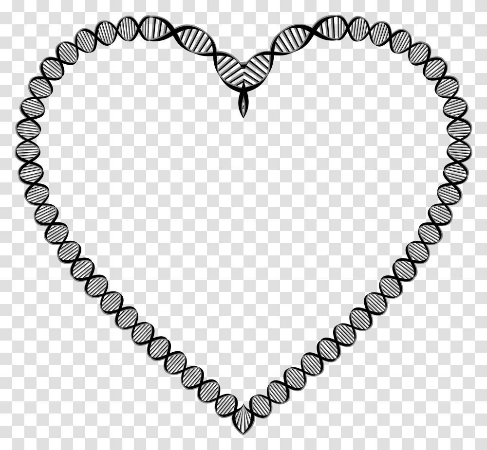 Dna Heart Variation 2 Clip Arts Clipart Chain Heart, Necklace, Jewelry, Accessories, Accessory Transparent Png