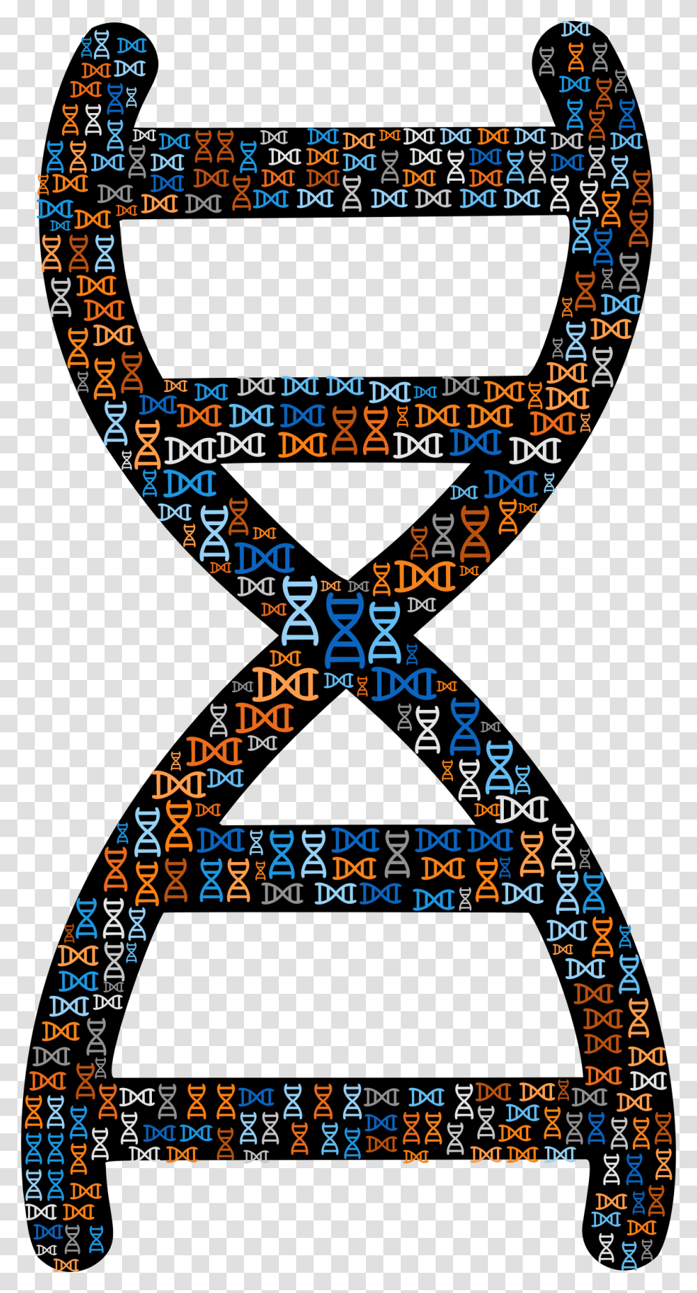 Dna Helix Fractal Icons, Flyer, Plot, Diagram Transparent Png